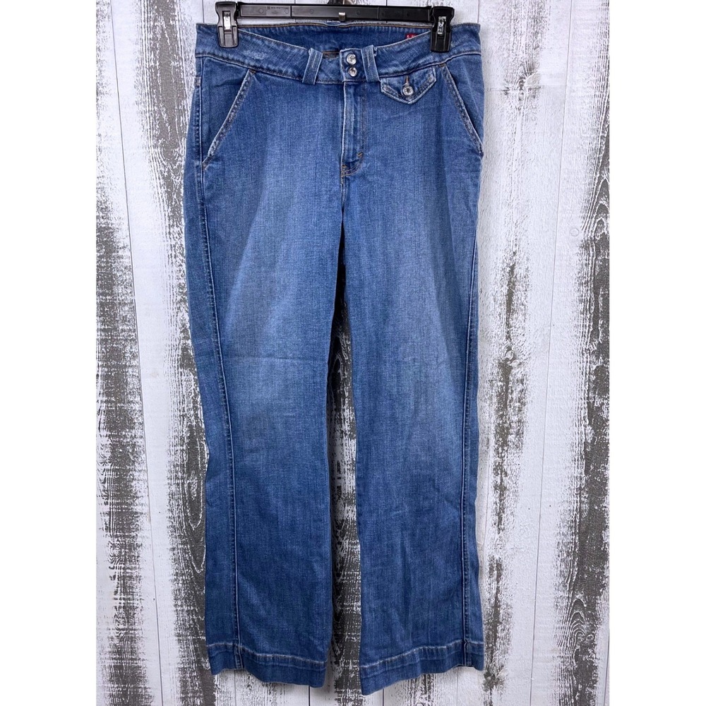 Levis Cavalry Boot Cut Jeans Womens 14M Blue Denim Mid Rise Stretch